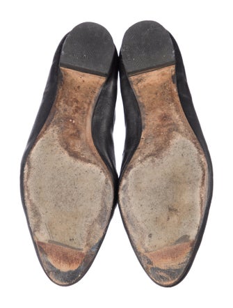 The Row Leather Flats