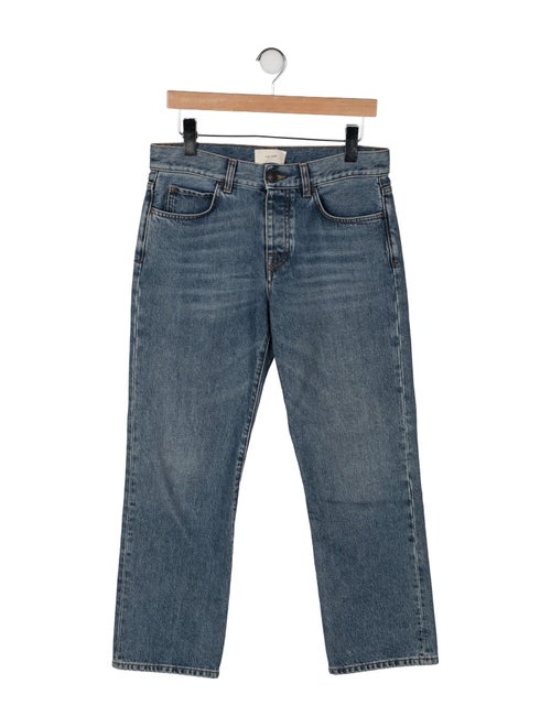 The Row Mid-Rise Straight Leg Jeans