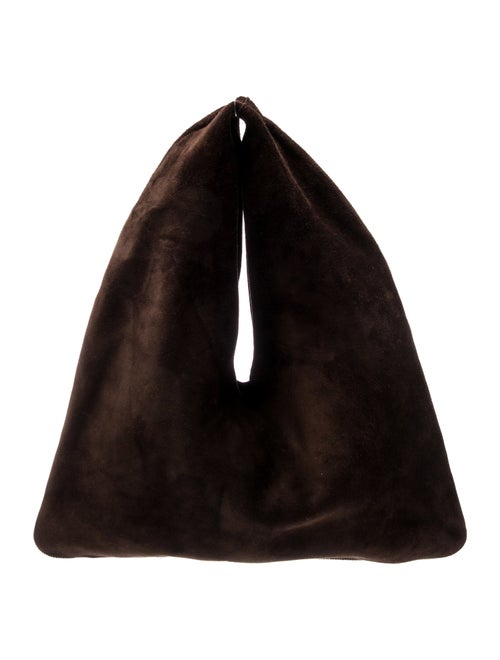 The Row Suede Bindle Small