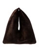 The Row Suede Bindle Small