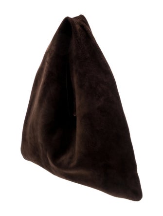 The Row Suede Bindle Small