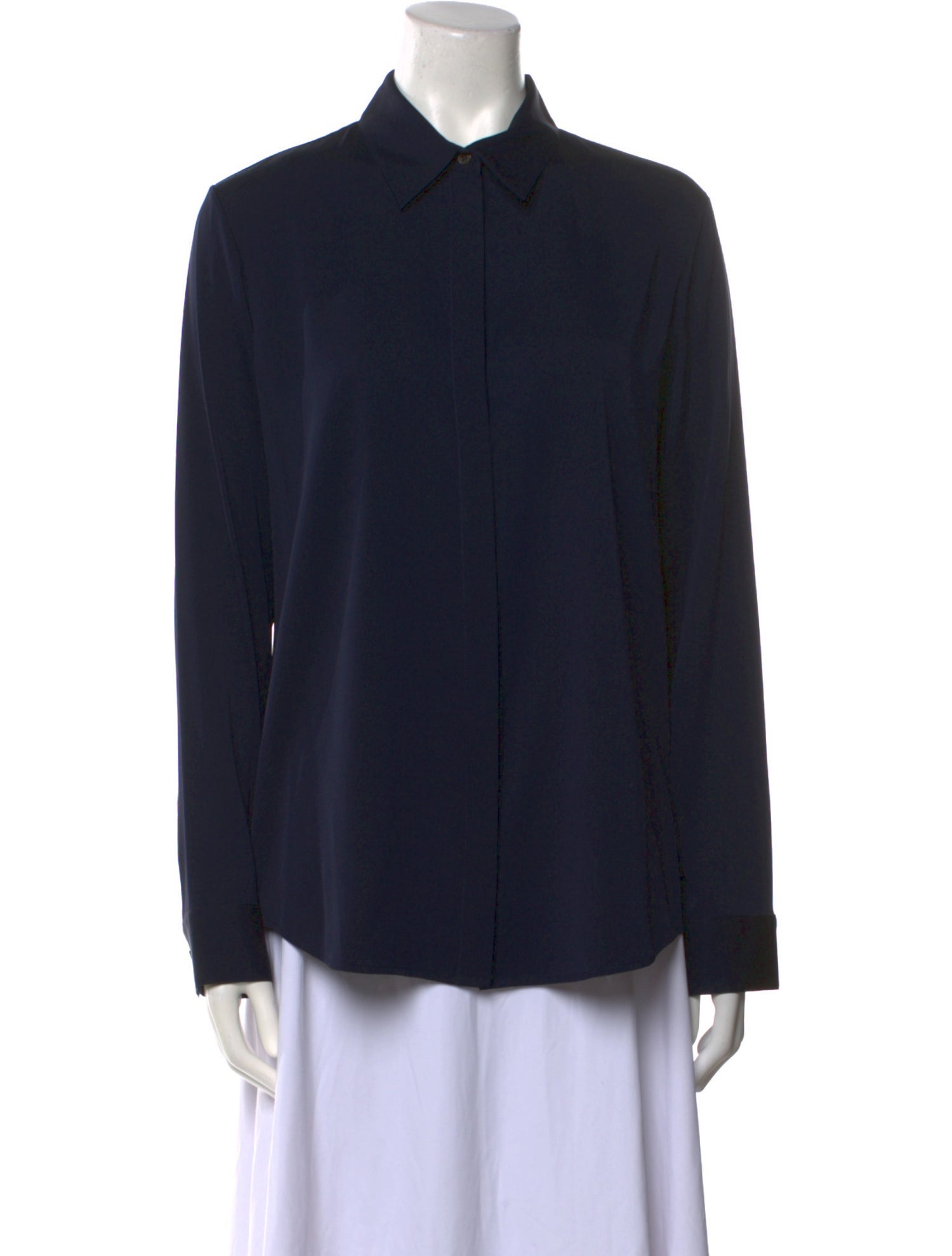 The Row Petah Silk Button-Up Top w/ Tags