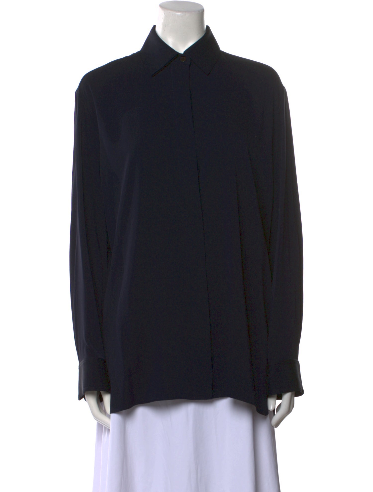 The Row Big Sisea Silk Button-Up Top w/ Tags