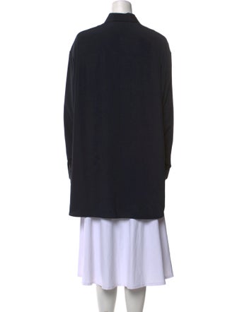 The Row Silk Long Sleeve Tunic