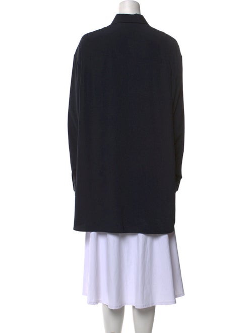 The Row Silk Long Sleeve Tunic