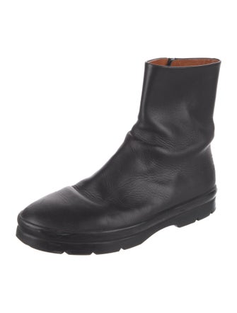 The Row Leather Chelsea Boots