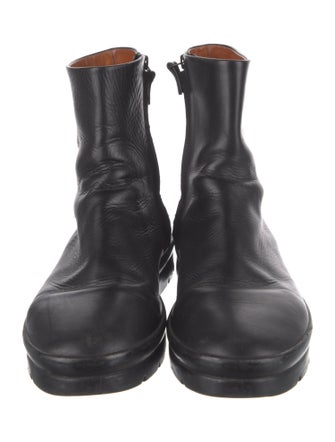 The Row Leather Chelsea Boots