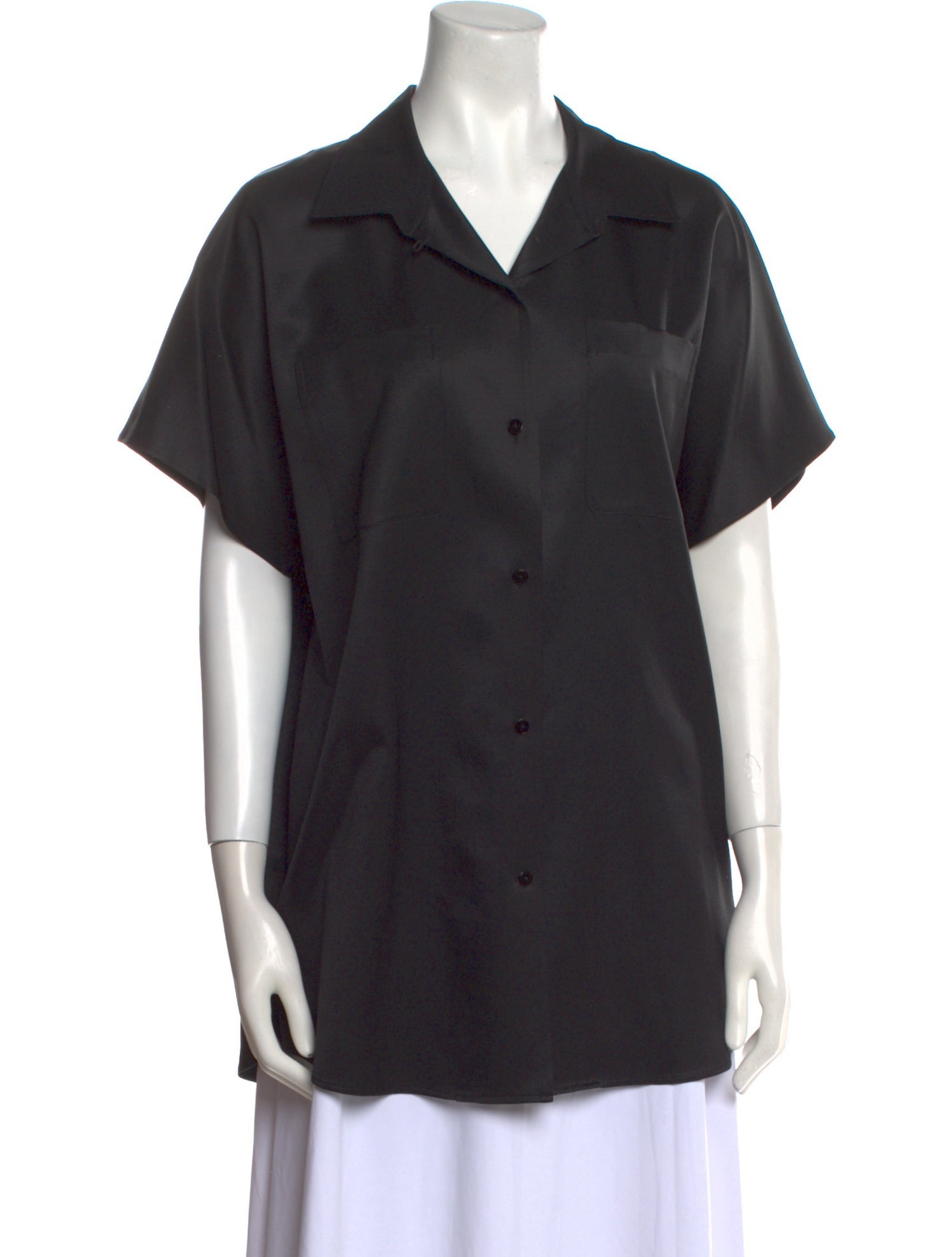 The Row Giuseppina Silk Button-Up Top w/ Tags