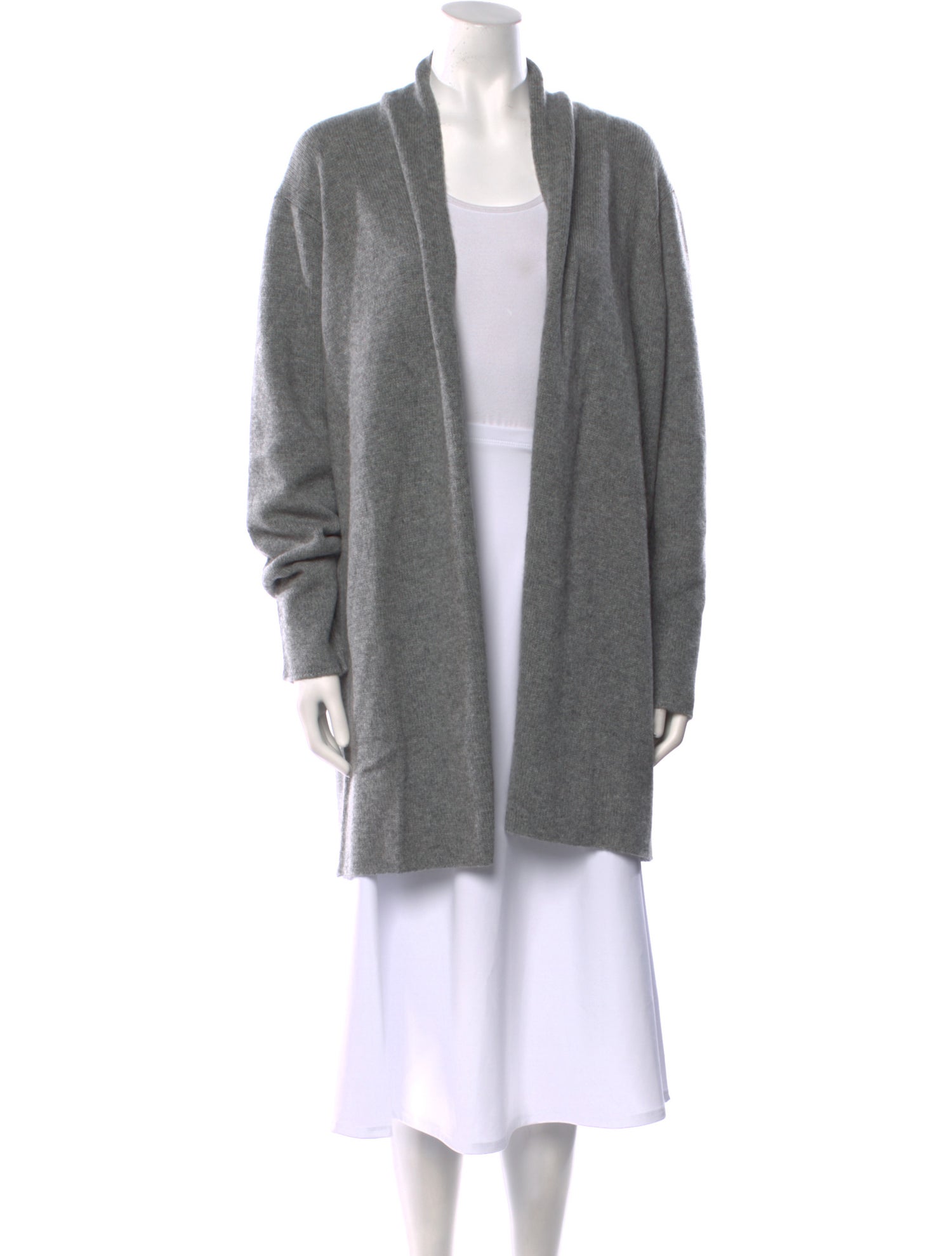 The Row Open Front Long Cashmere Sweater