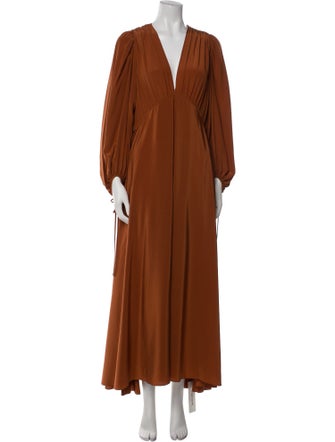 The Row Silk Long Dress