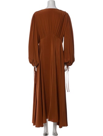 The Row Silk Long Dress