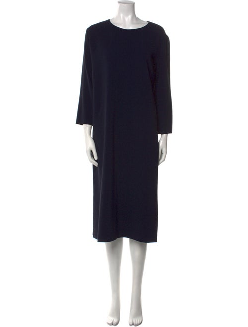 The Row Scoop Neck Midi Length Dress