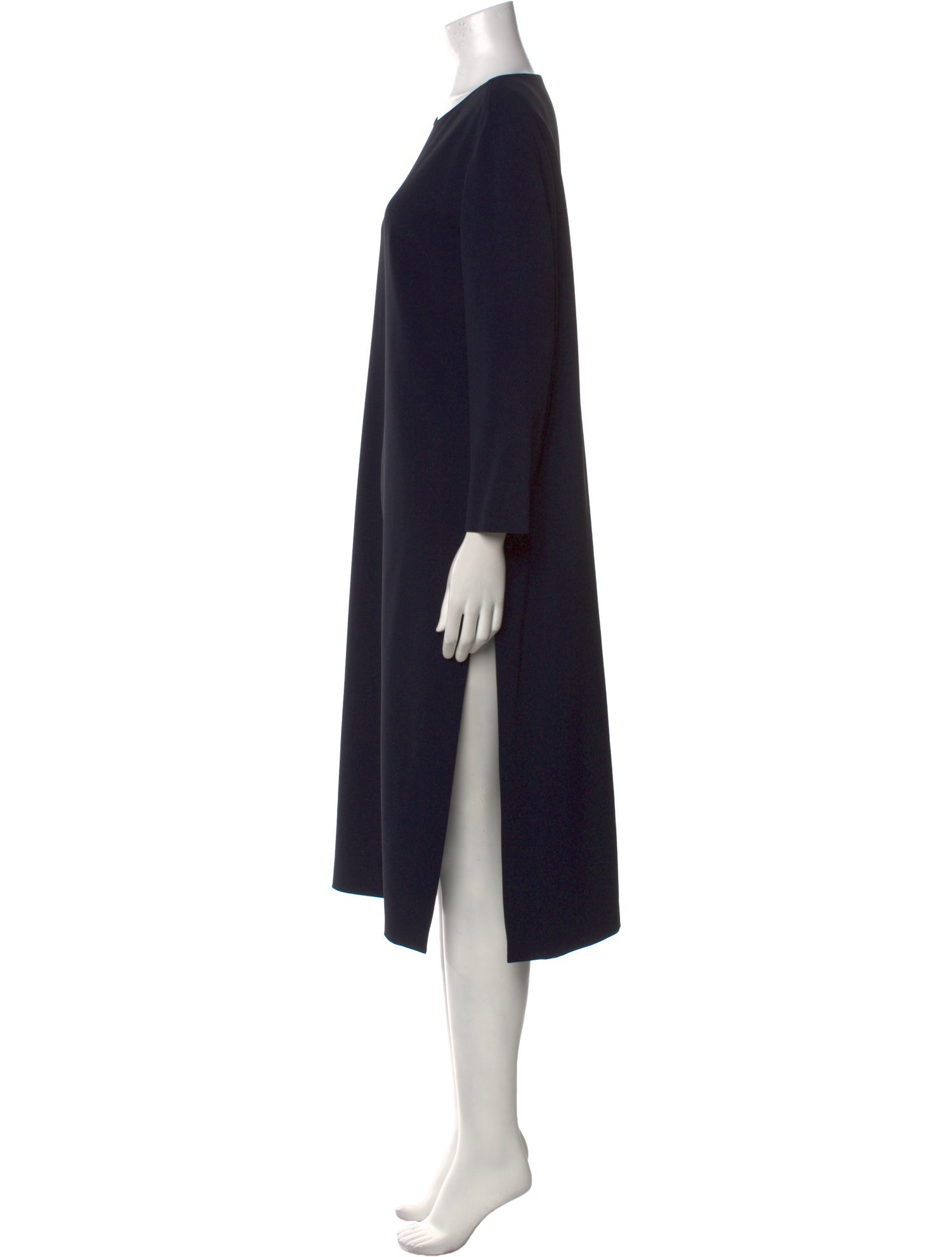 The Row Scoop Neck Midi Length Dress