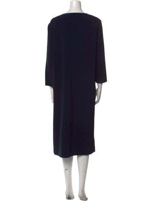 The Row Scoop Neck Midi Length Dress