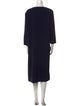 The Row Scoop Neck Midi Length Dress