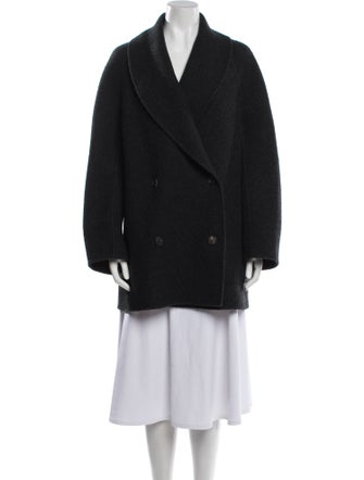 The Row 'Polli' Virgin Wool Faux Fur Coat