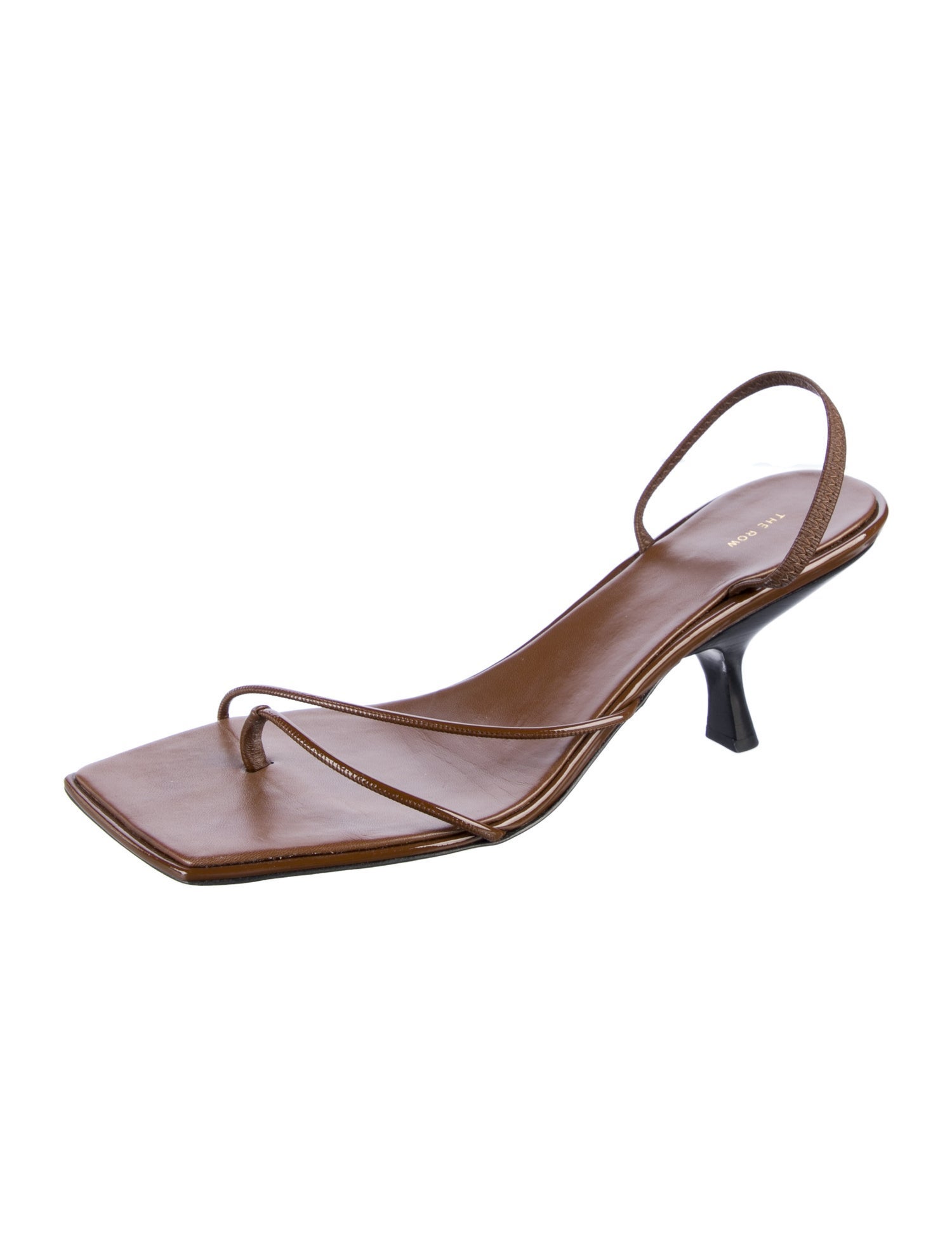 The Row Leather Slingback Sandals
