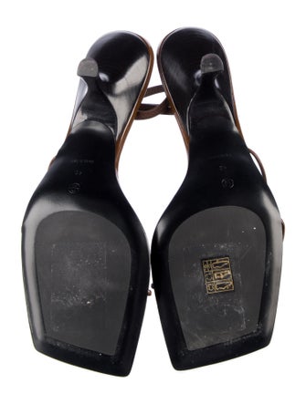 The Row Leather Slingback Sandals