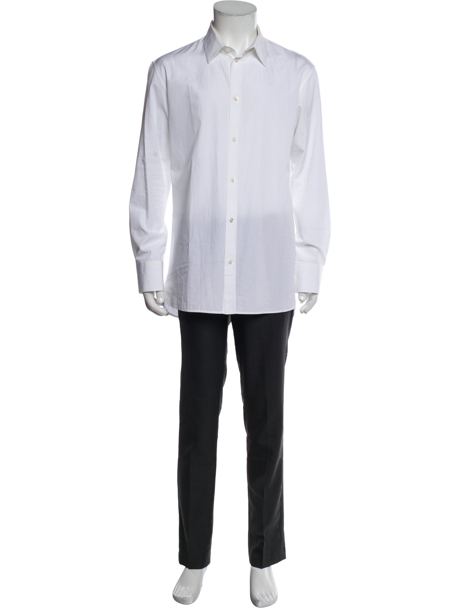 The Row Long Sleeve Tuxedo Shirt