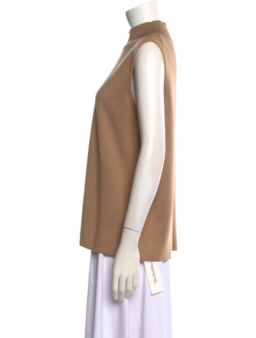 The Row Silk Mock Neck Top
