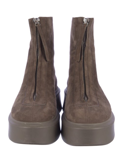 The Row Suede Combat Boots