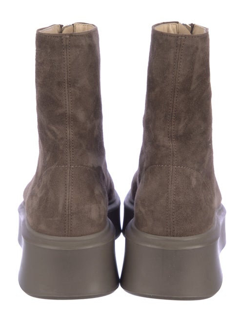 The Row Suede Combat Boots