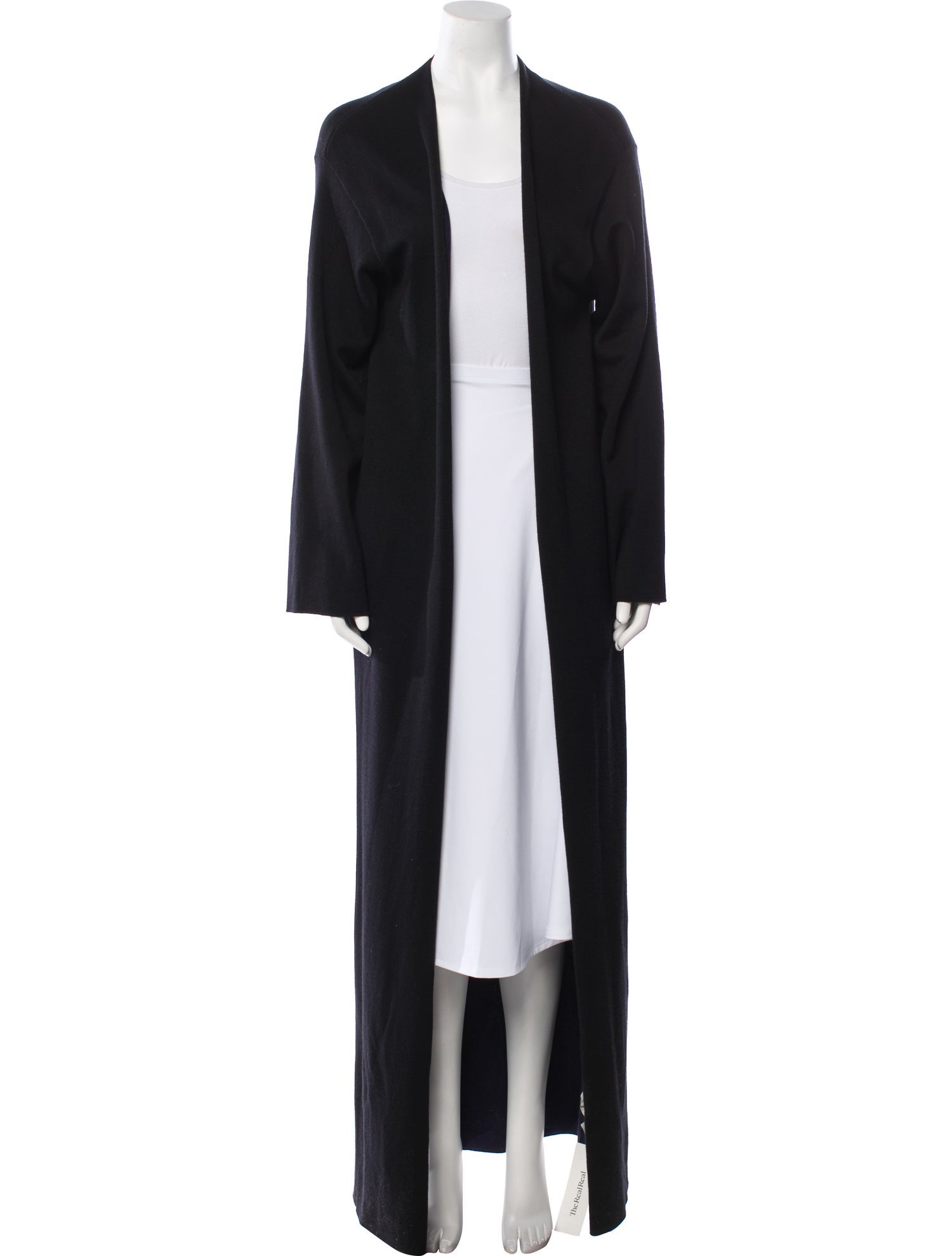 The Row Open Front Long Wool Sweater