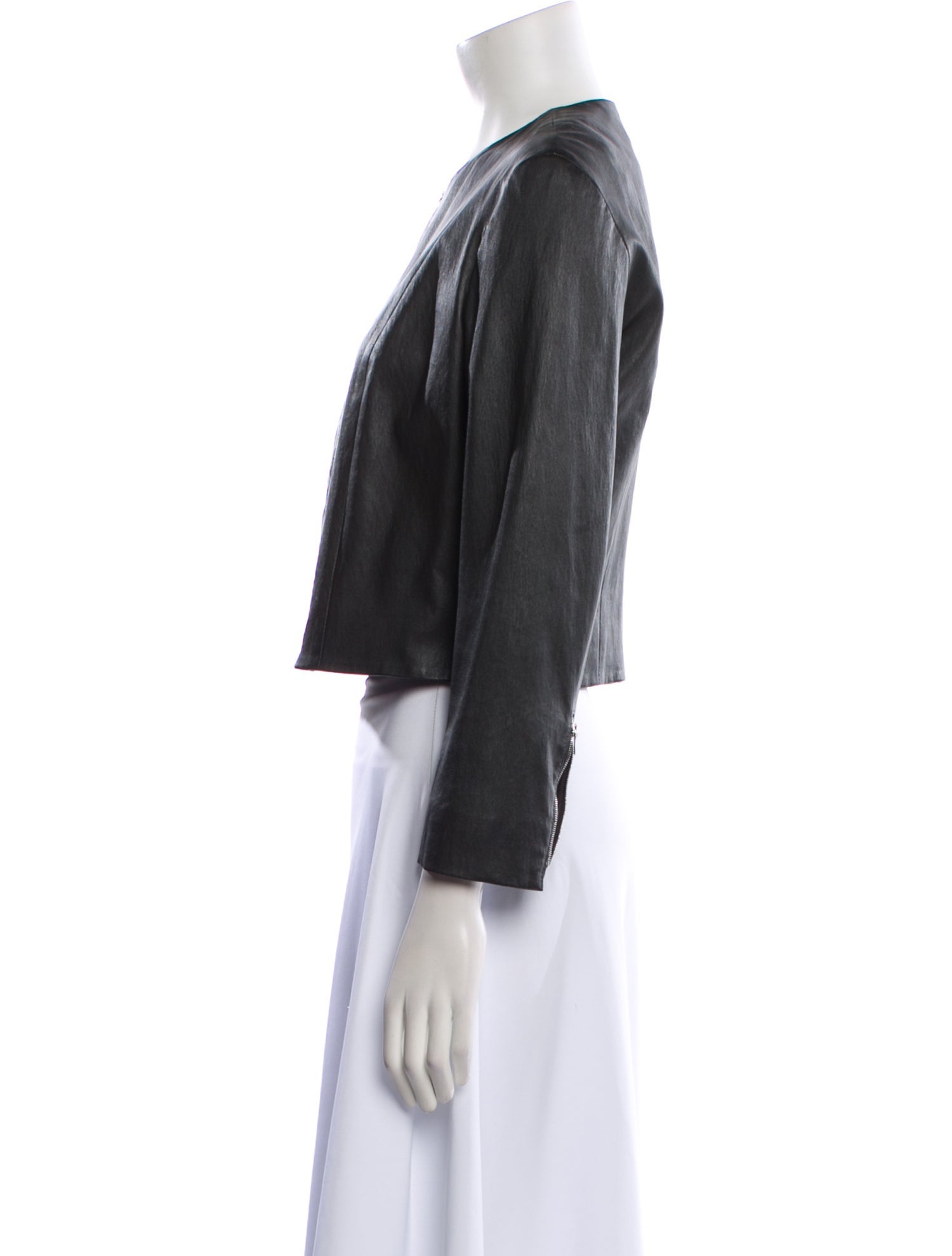 The Row Leather Evening Jacket