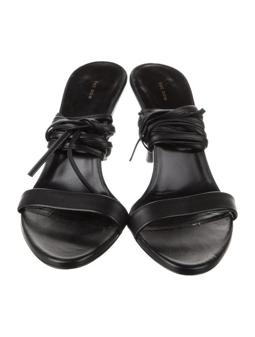 The Row Leather Gladiator Sandals