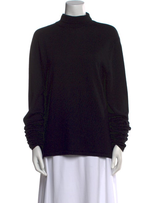 The Row Virgin Wool Mock Neck Sweater
