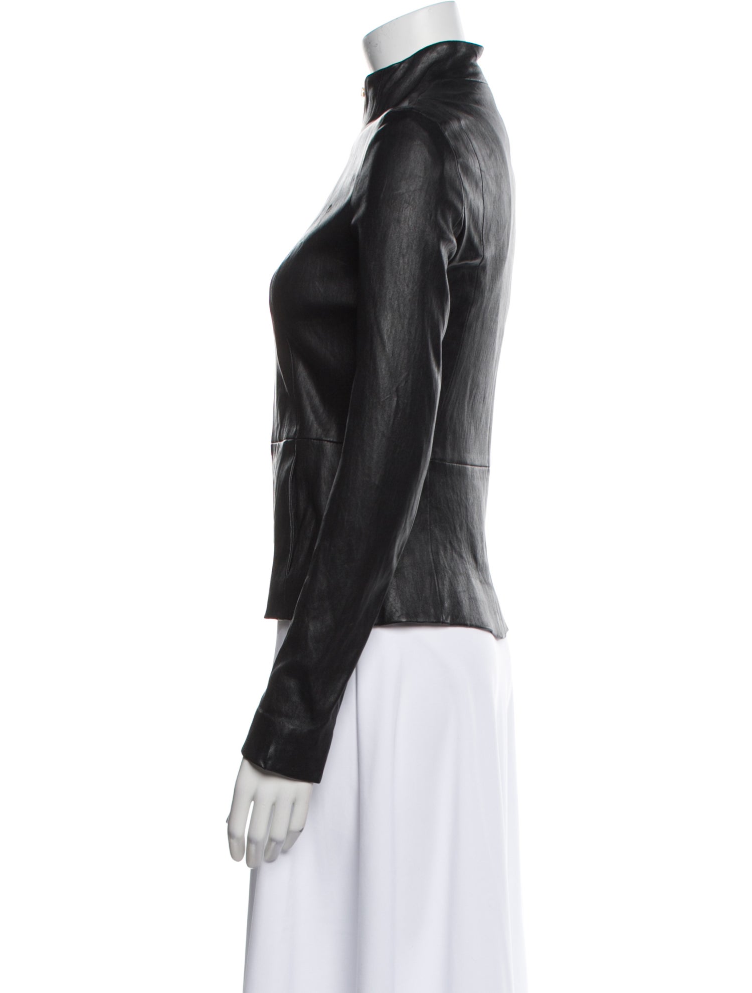 The Row Anasta Leather Biker Jacket