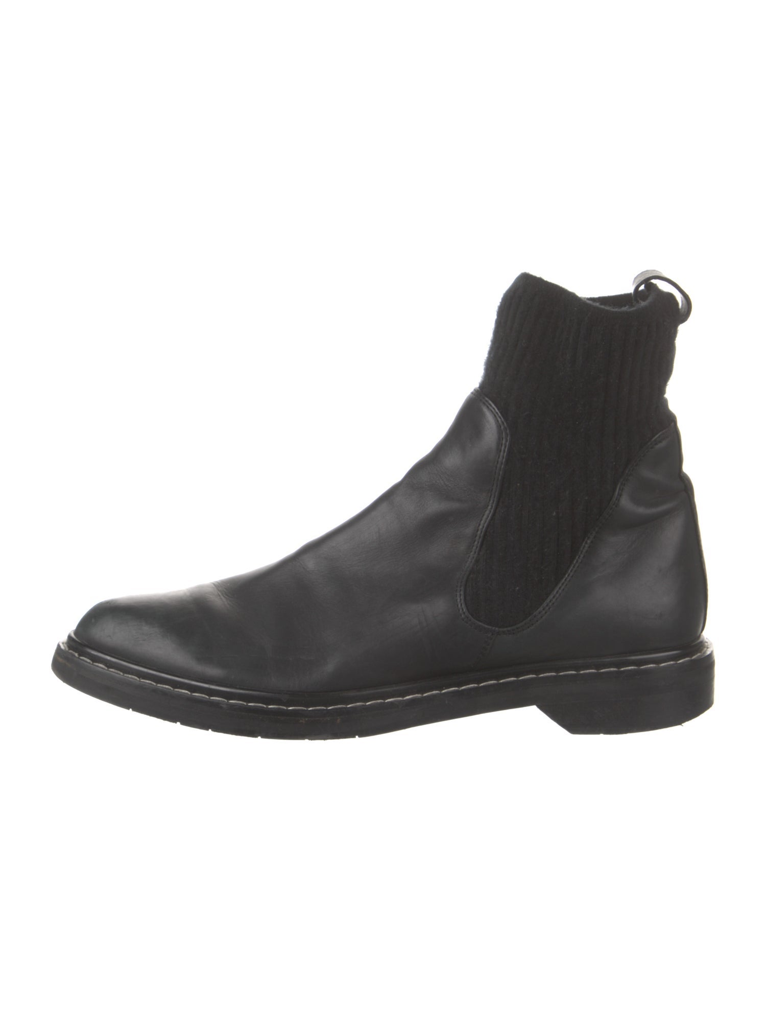 The Row Fara Leather Chelsea Boots