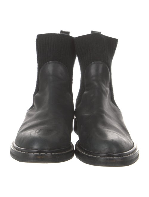 The Row Fara Leather Chelsea Boots