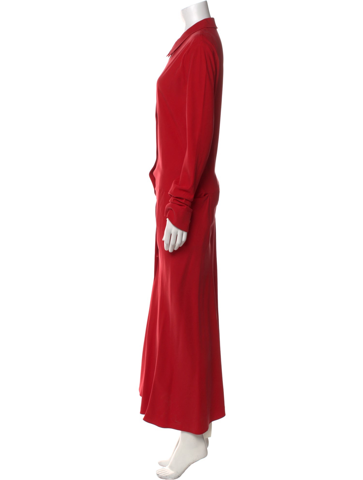 The Row Silk Long Dress