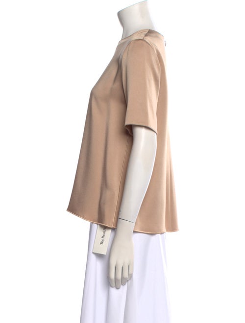 The Row Crew Neck Short Sleeve Blouse