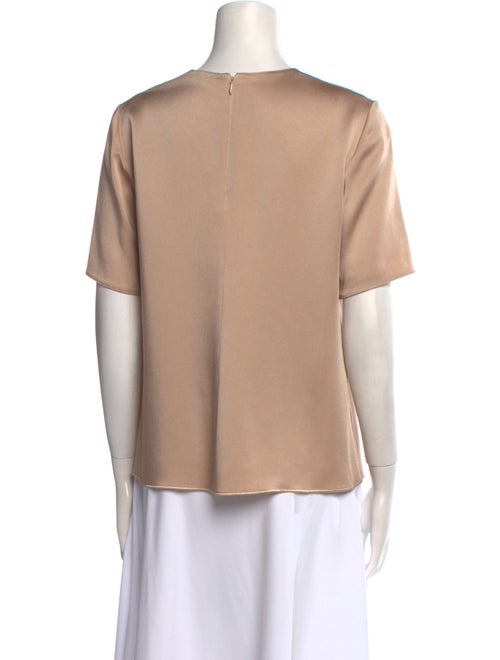 The Row Crew Neck Short Sleeve Blouse