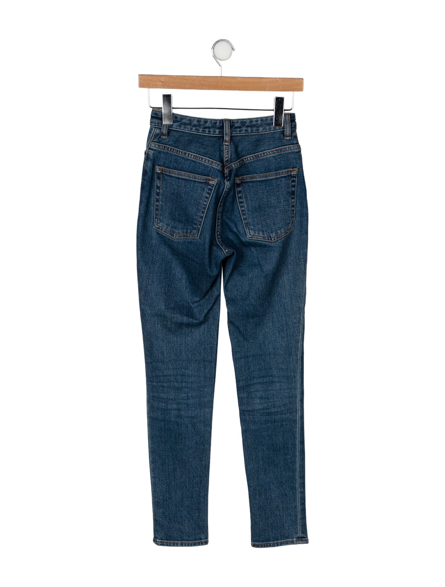 The Row Mid-Rise Skinny Leg Jeans