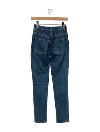 The Row Mid-Rise Skinny Leg Jeans