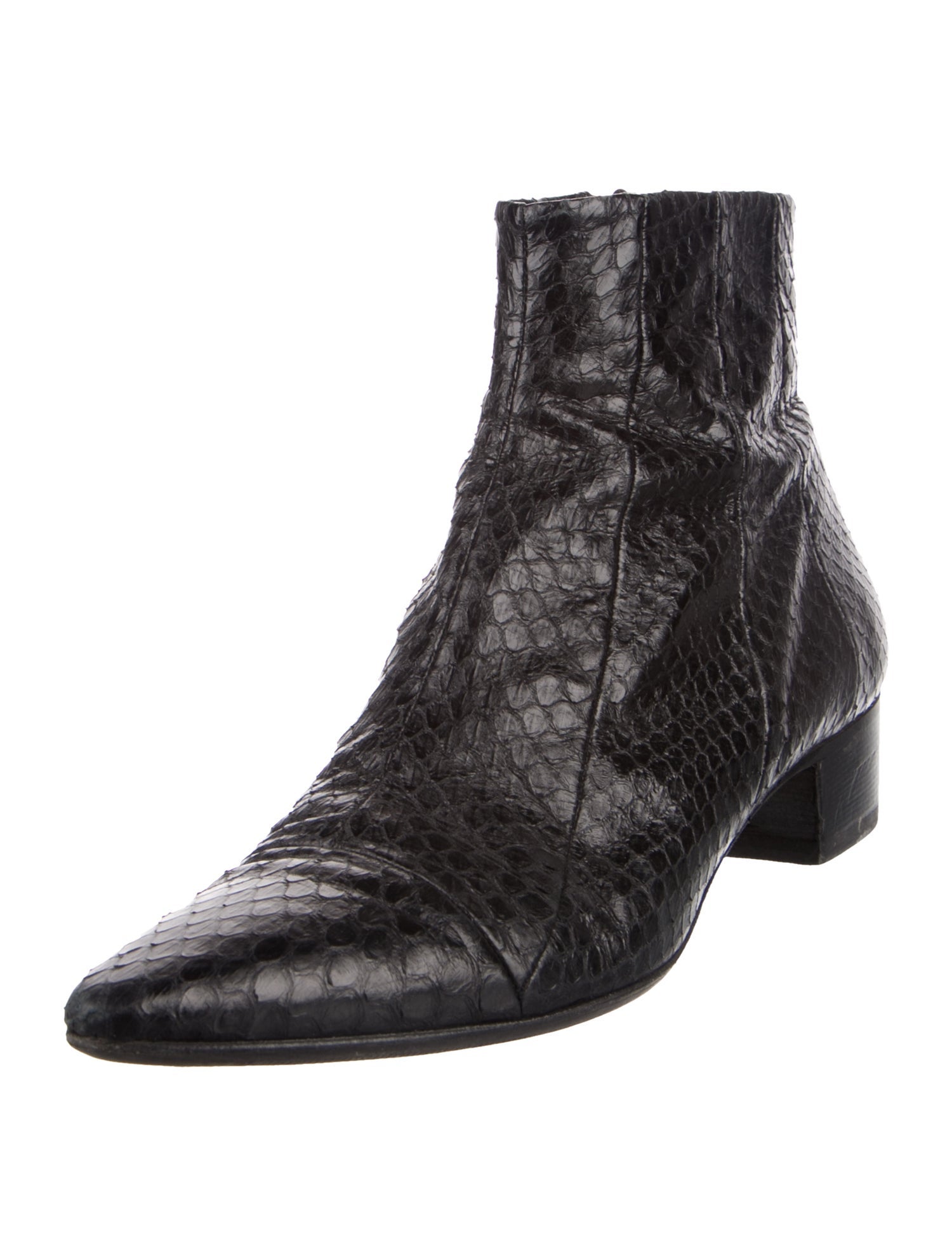 The Row Ambra Snakeskin Boots