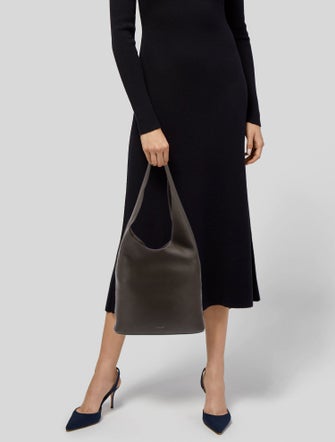 The Row Leather Bindle Three