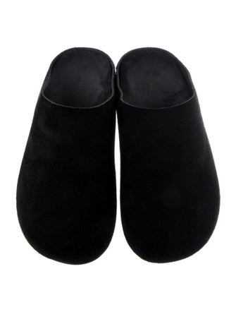 The Row Suede Mules