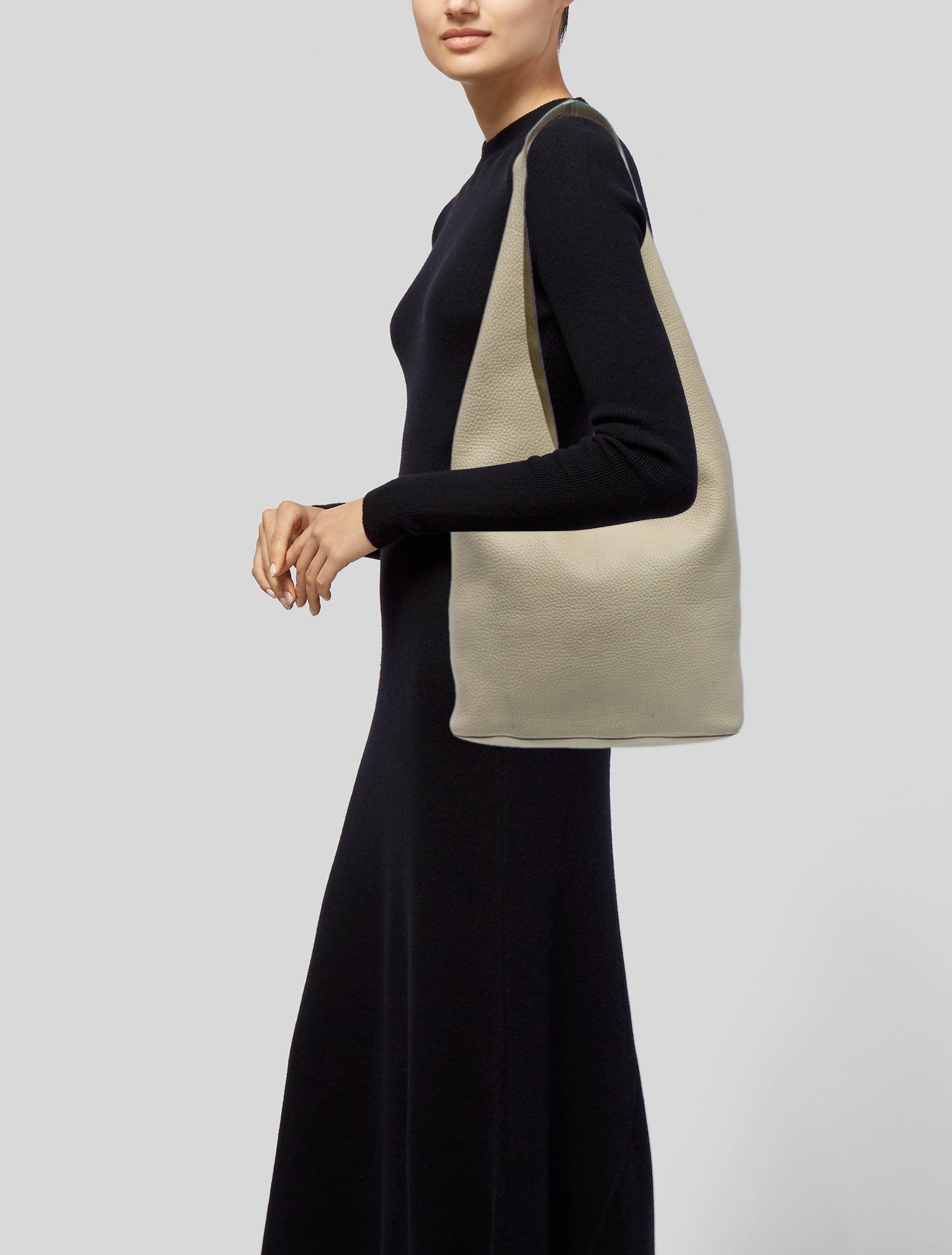 The Row Leather Bindle Three