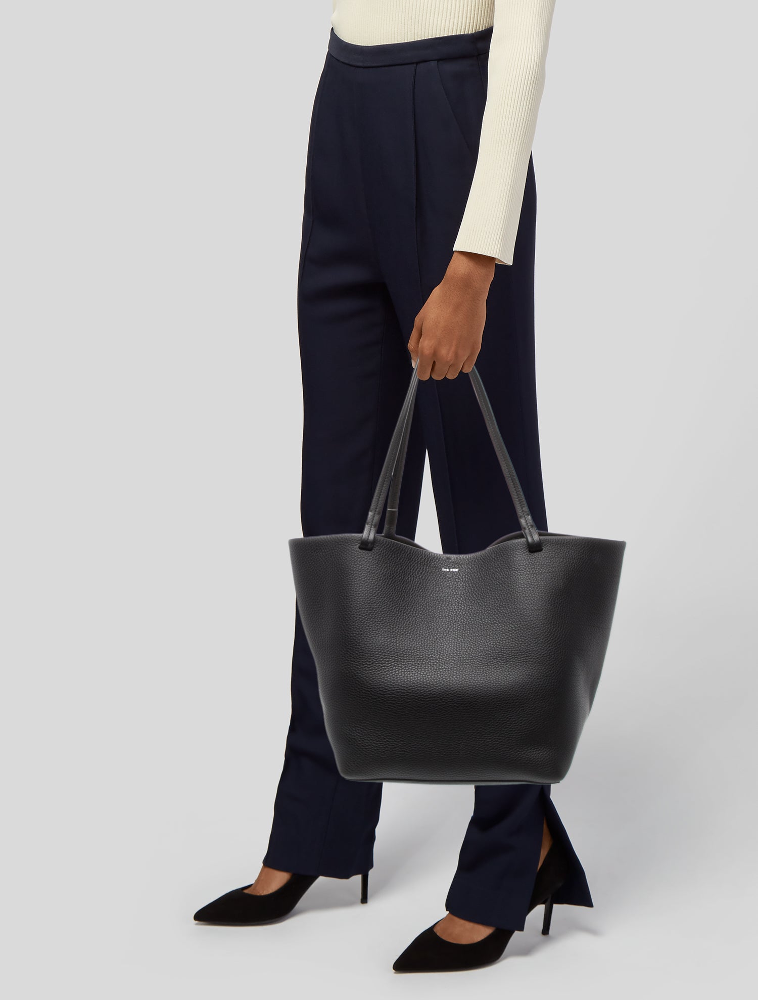 The Row Leather Park Tote Three