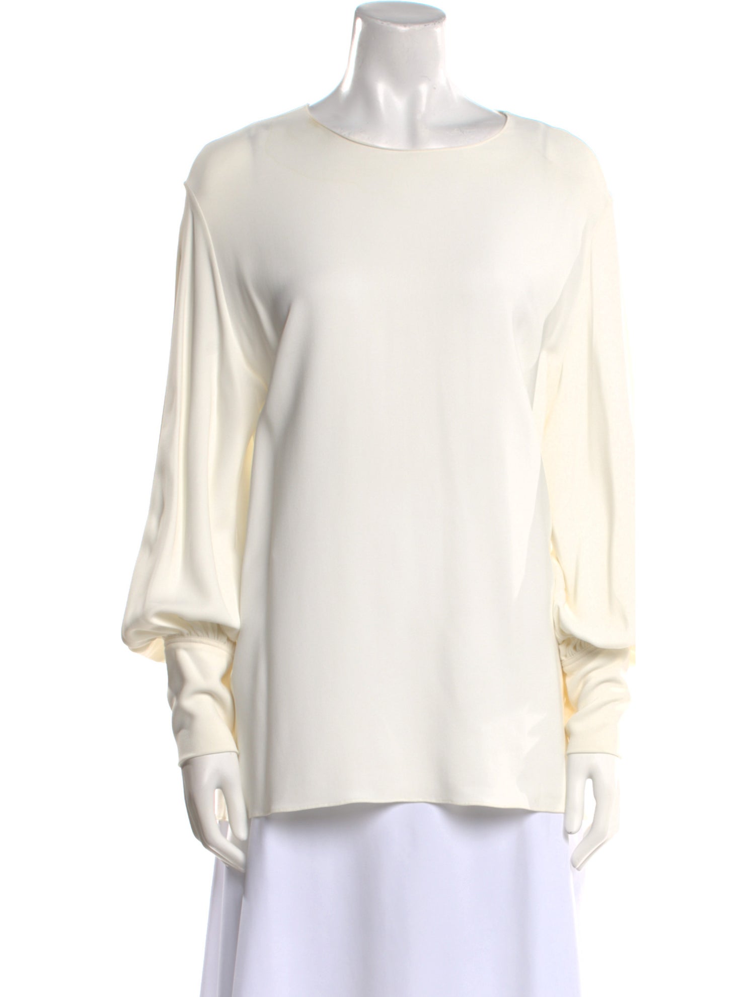 The Row Bateau Neckline Long Sleeve Sweatshirt