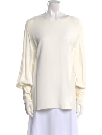 The Row Bateau Neckline Long Sleeve Sweatshirt