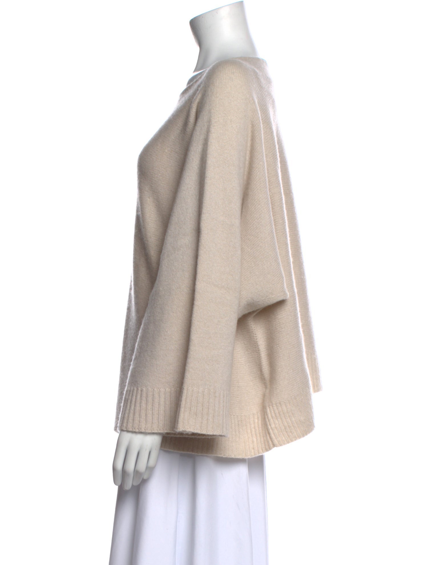 The Row Cashmere Bateau Neckline Sweater