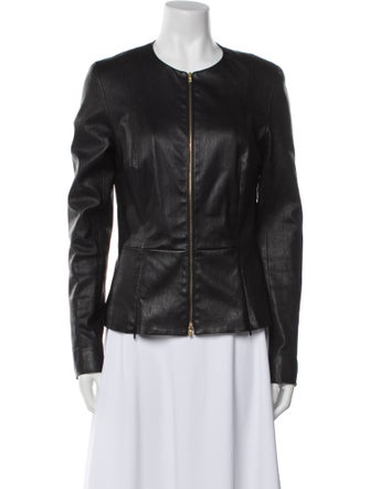 The Row Leather Biker Jacket