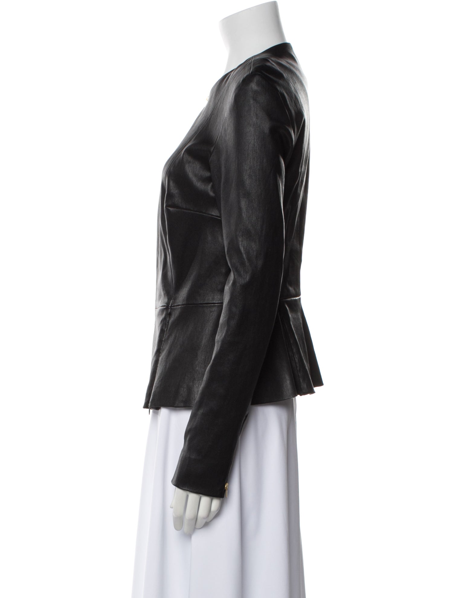 The Row Leather Biker Jacket