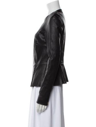 The Row Leather Biker Jacket