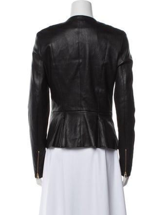 The Row Leather Biker Jacket